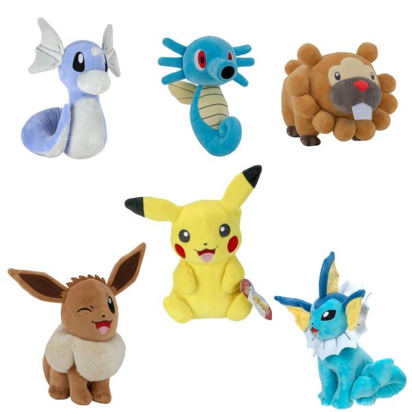 (Mis 2) POKEMON  Peluche 20cm 6ass…x24